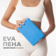 Набор 2 штуки Блок для йоги и фитнеса Yogastuff (EVA) 23х15х7.5 см, синий