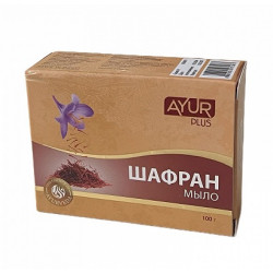 Ayur Plus. Мыло Шафран, 100 г