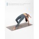 Коврик для йоги Yogastuff Non Slip 185х68х0.4 см, бежевый "Мандала"