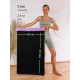 Коврик для йоги Yogastuff Flow Coconut 183х68х0.5 см, фиолетово-белый