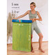 Коврик для йоги Yogastuff Frosted Professional, 183х68х0.55 см, Deep blue hits rainbow