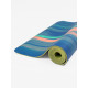 Коврик для йоги Yogastuff Frosted Professional, 183х68х0.55 см, Deep blue hits rainbow