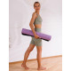 Коврик для йоги Yogastuff Solid Frosted (пористый PU + каучук) 183х68х0.5 см, фиолетовый