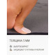 Коврик для йоги Yogastuff Solid Frosted (пористый PU + каучук) 183х68х0.5 см, серый.