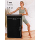 Коврик для йоги Yogastuff Solid Frosted (пористый PU + каучук) 183х68х0.5 см, серый.
