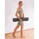 Коврик для йоги Yogastuff Solid Frosted (пористый PU + каучук) 183х68х0.5 см, серый.