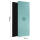 Коврик для йоги Yogastuff Tyrant PU Non Slip, 183×68×0.5 см, горчично-зеленый (Mustard Green)