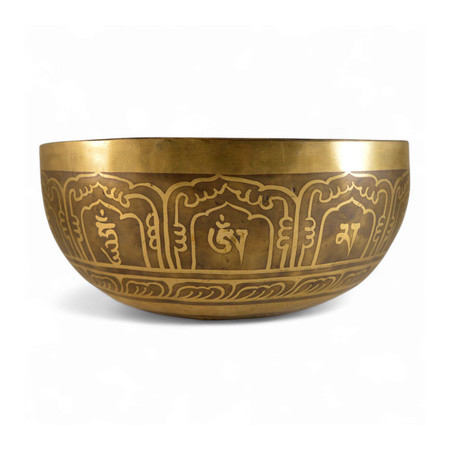 Чаша кованая поющая Etching Carving-SBEC130520  d-12 см вес 500 г
