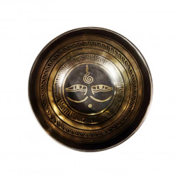Чаша кованая поющая Etching Carving SBEC140690  d-14см вес 700 г