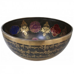 Чаша кованая поющая Yogini , Непал, ручная работа. D-18,5 см