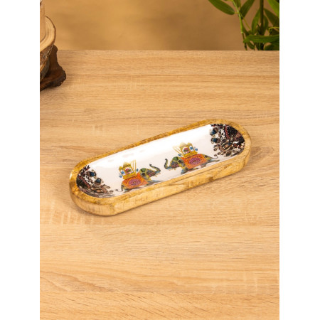 Подставка под благовония «Слоны», 28.10.3 см, манговое дерево