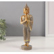 Фигурка полистоун «Будда - Анджали-мудра», золотой, 6х7х23.5 см