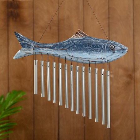 Музыка ветра "Рыбка" 30х2х45 см