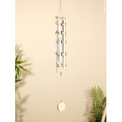 Музыка ветра «Восток», 7х7х60 см, дерево, алюминий