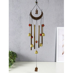 Музыка ветра «Ганеша», 4 трубки, 5 колокольчиков, 65 см