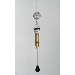 Музыка ветра «Дерево», металл, 4 трубки 68 см