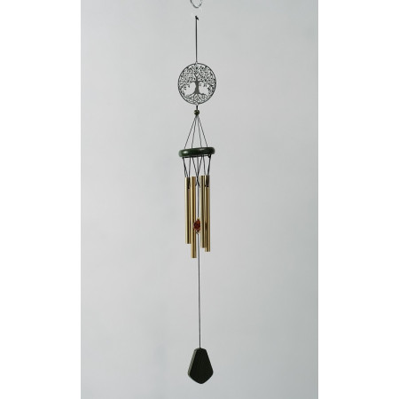 Музыка ветра &laquo;Дерево&raquo;, металл, 4 трубки 68 см