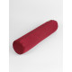 Валик классический 10х50 см бордовый, с лузгой гречихи