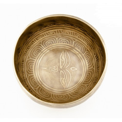 Литая поющая чаша, японская  d -10 см, вес -400 грамм