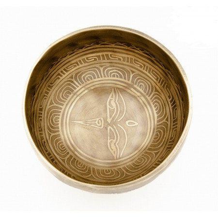 Литая поющая чаша, японская  d -10 см, вес -400 грамм