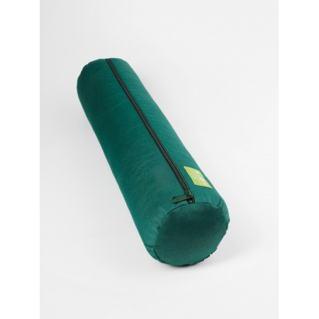 Валик классический 10х50 см темно-зеленый , с лузгой гречихи