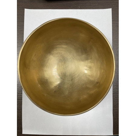Чаша поющая, Непал, ручная кованая Plain 14.5х8 см. 700 г.