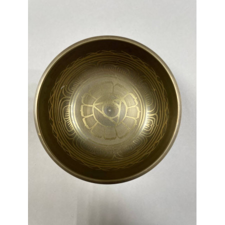 Чаша поющая японская литая "Цветок" 10х6 см. 460 г.