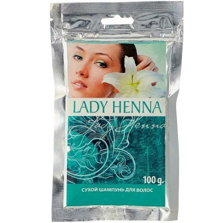 Lady Henna. Сухой шампунь для волос, 100 г