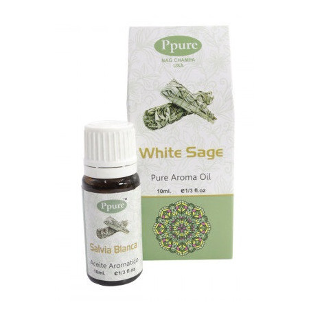 Ppure. WHITE SAGE Белый шалфей ароматическое масло для аромаламп, 10 мл