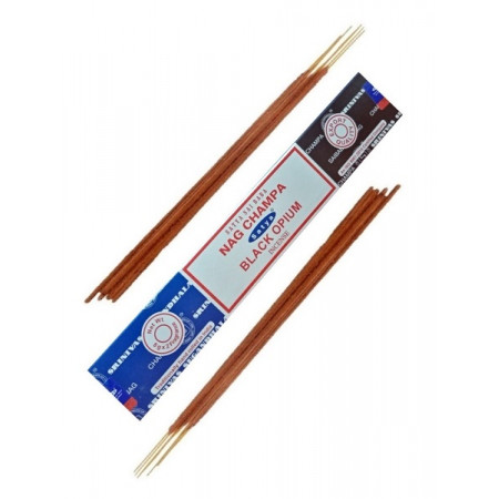 Благовония Satya Nag Champa и Black Opium, 15 г