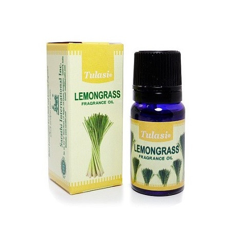 Tulasi. LEMONGRASS Лемонграсс ароматическое масло для аромаламп, 10 мл