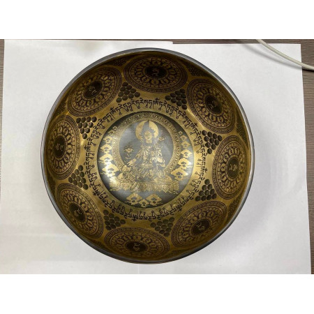 Кованая поющая чаша Nirvana Carving, 19.5 см, 1100  г