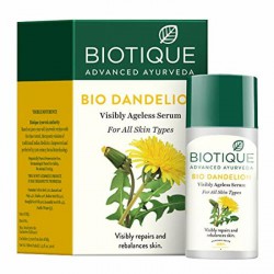 Biotique Антивозрастная сыворотка для лица с экстрактом одуванчика Bio Dandelion, 40 мл