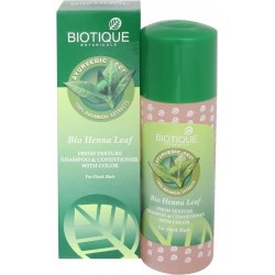 Biotique. Освежающий шампунь для темных волос Биотик «Био Хна» (Biotique Bio Henna leaf), 120 мл.