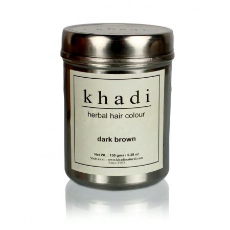Khadi. Хна для волос натуральная темно-коричневая 150 г