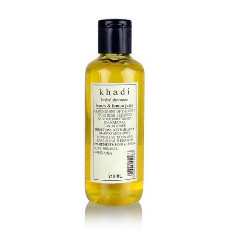 Khadi. Шампунь для волос Мёд и Лимонный сок, 210 мл