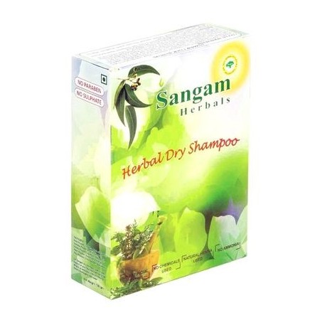 Sangam Herbals. Травяной сухой шампунь порошок, 100 г