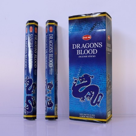 Благовоние HEM Hexa Dragons Blood - Кровь Дракона (синяя)
