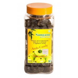 Sangam Herbals. Амла засахаренная кисло-сладкая, 250 гр.