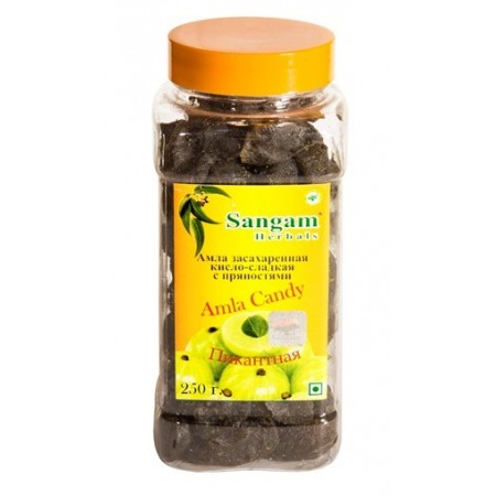 Sangam Herbals. Амла засахаренная кисло-сладкая, 250 г