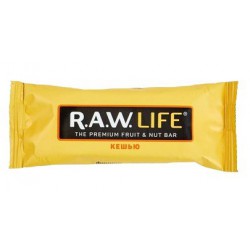 R.A.W. LIFE батончик орехово-фруктовый Кешью, 47 гр.