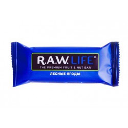 R.A.W. LIFE батончик орехово-фруктовый Лесные Ягоды, 47 гр.