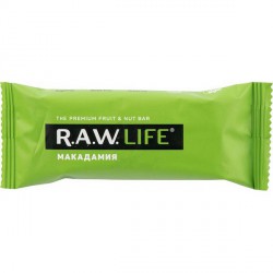 R.A.W. LIFE батончик орехово-фруктовый Макадамия, 47 гр.