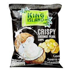 KING ISLAND. Кокосовые чипсы из сердцевины пророщенного кокоса, 40 гр.