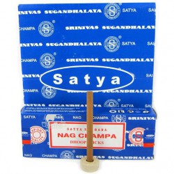 Благовоние Satya Nag Champa Dhoop Sticks (безосновные), 45 гр.